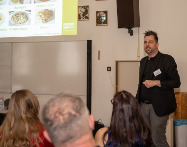 Dr. Trippó Sándor workshopja az Országos Némettanári Konferencián