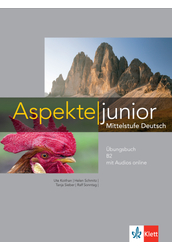 Aspekte junior B2 Übungsbuch mit Audios online	