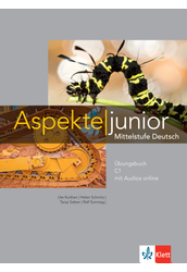 Aspekte junior C1 Übungsbuch mit Audios online