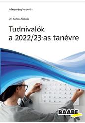 Tudnivalók a 2022-23-as tanévre