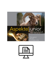 Aspekte junior B1 plus Übungsbuch - digital