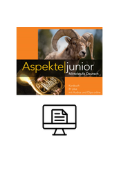 Aspekte junior B1 plus Kursbuch - digital