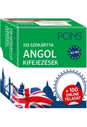PONS 333 szókártya Angol kifejezések plusz 100 online feladat