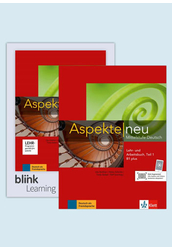 Aspekte neu B1 plus B1.1 Kurs- und Übungsbuch Teil 1 mit Audios Videos inklusive