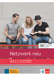 Netzwerk neu A1.1 Kurs  und Übungsbuch mit Audios und Videos
