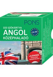 PONS Szókártyák ANGOL KÖZÉPHALADÓ A2 B1 333 Szó