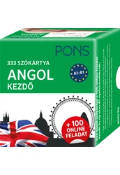 PONS Szókártyák Angol Kezdő 333 Szó plusz 100 online feladat