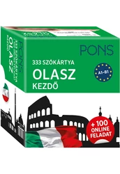 PONS 333 szókártya Olasz kezdő plusz 100 online feladat
