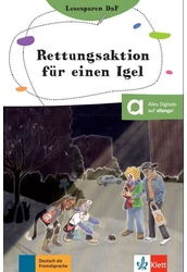 Rettungsaktion für einen Igel