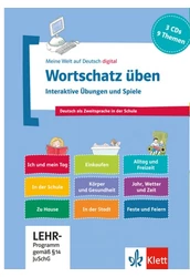 Wortschatz üben: Interaktive Übungen und Spiele 3 CD-ROMs + Booklet