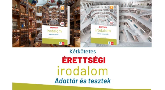 Megjelent a kétkötetes Érettségi - Irodalom - Adattár és tesztek