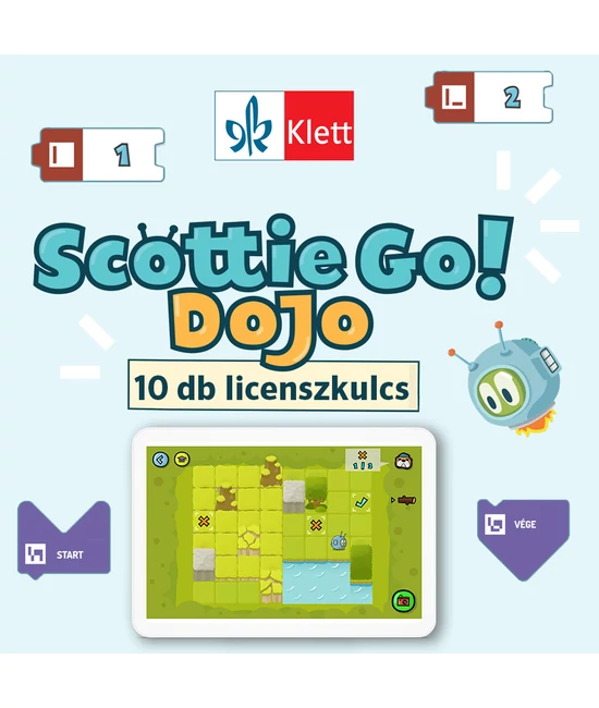 Scottie Go Dojo 10 db licenszkulcs egyéves hozzáféréssel