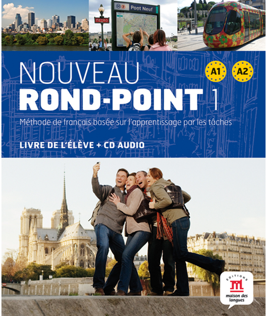 Nouveau Rond-Point 1 Livre de l'éleve + CD Audio + Activités 2.0
