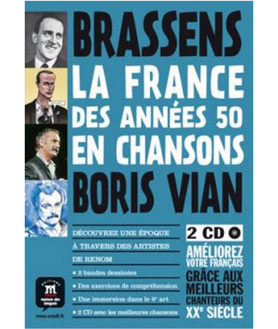 La France des années 50 en chansons - Bande dessinée + 2 CD