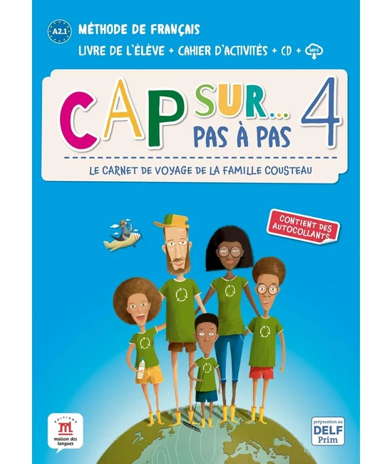 Cap sur pas á pas 4 Livre Cahier