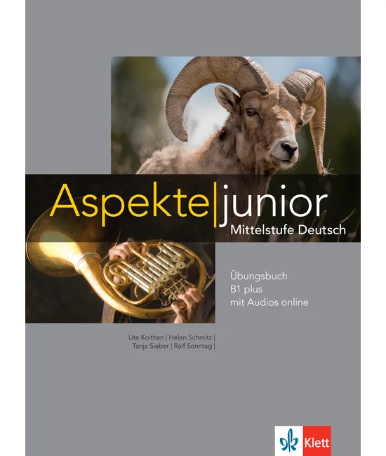 Aspekte junior B1 plus Übungsbuch mit Audios online