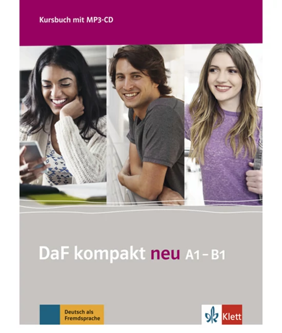 DaF Kompakt neu A1 B1 Kursbuch mit 3 MP3 CD