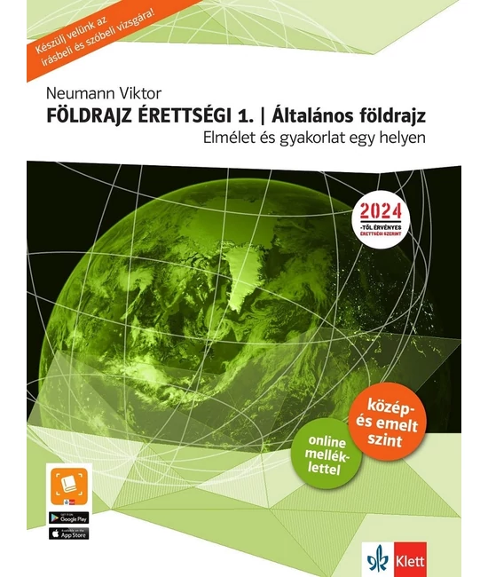 Földrajz érettségi 1. Általános földrajz - 2024-es érettségi szerint