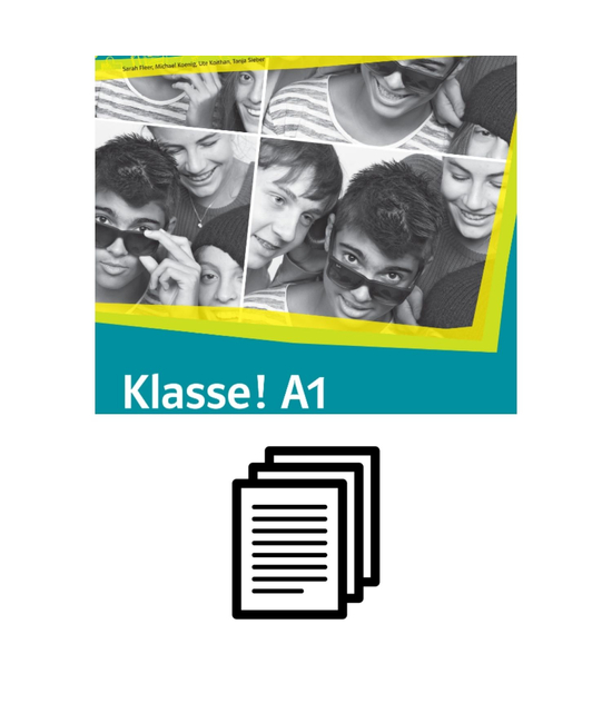 Klasse! A1 Kursbuch - Fénymásolható nyelvtani feladatok