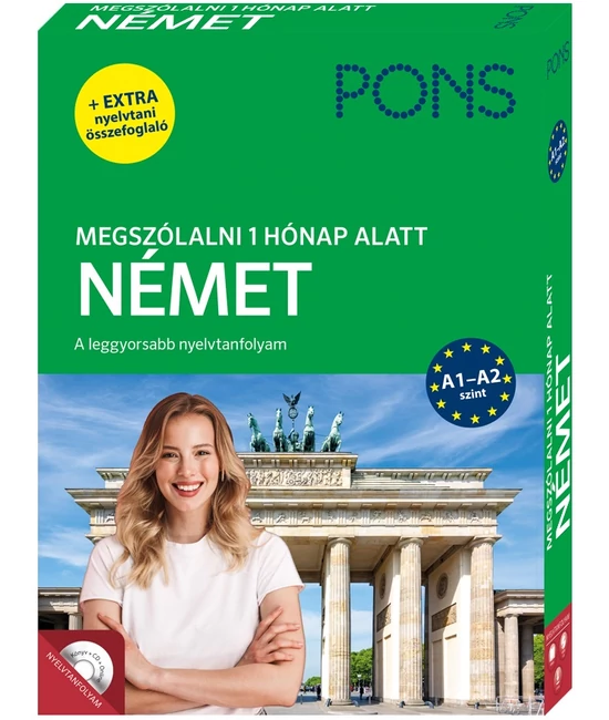 PONS Megszólalni 1 hónap alatt Német plusz CD és ONLINE hanganyag
