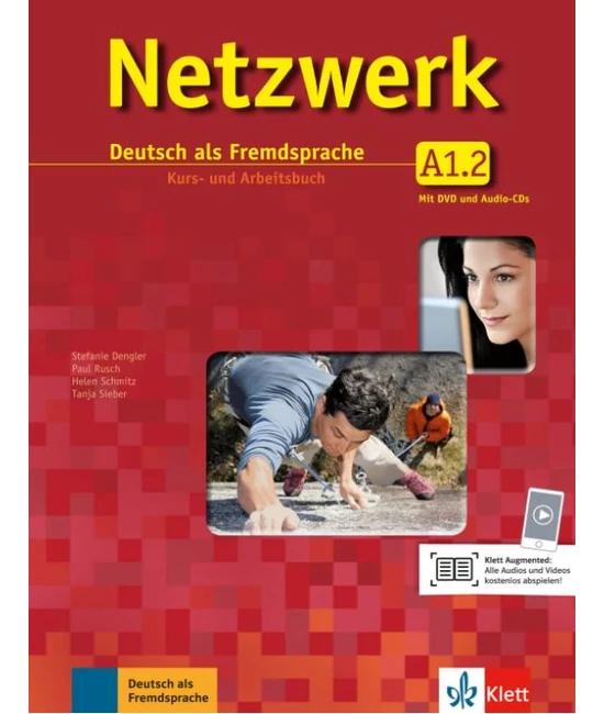 Netzwerk A1.2 Kurs- und Arbeitsbuch mit 2CDs DVD