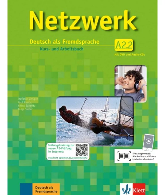 Netzwerk A2.2 Kurs- und Arbeitsbuch mit 2 CDs DVD
