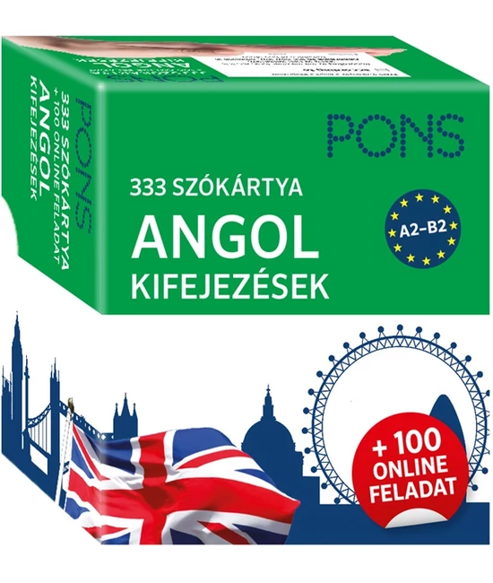 PONS 333 szókártya Angol kifejezések plusz 100 online feladat
