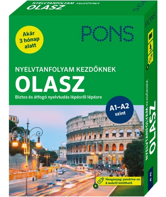 PONS Nyelvtanfolyam kezdőknek OLASZ