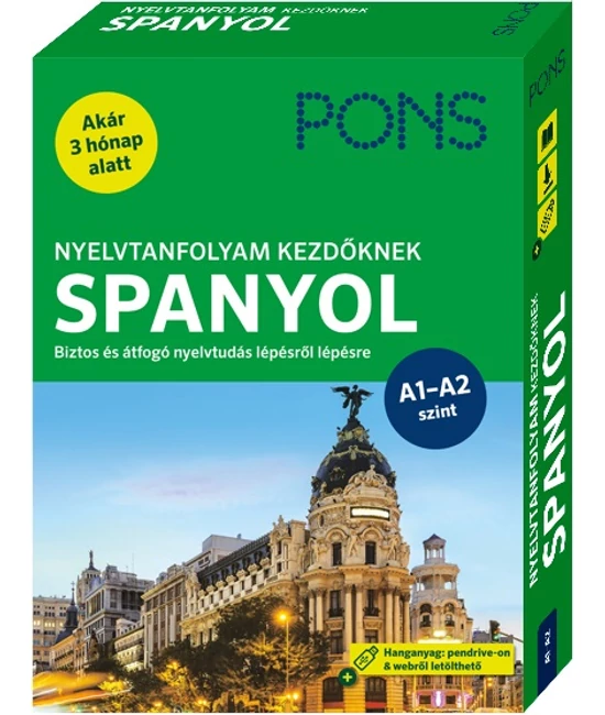 PONS Nyelvtanfolyam kezdőknek SPANYOL