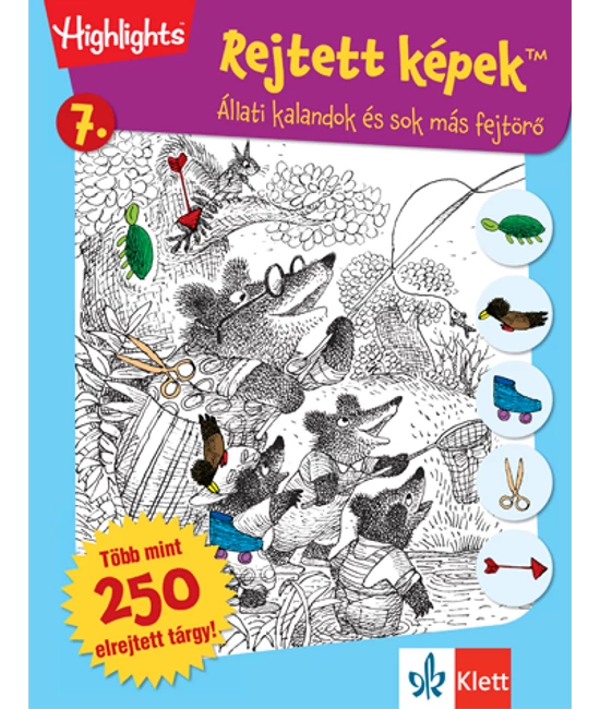 Rejtett képek 7.  Állati kalandok és sok más fejtörő