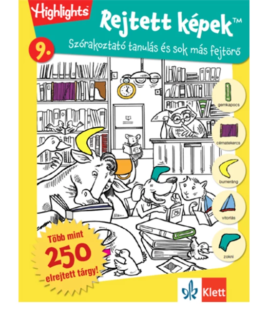 Rejtett képek 9. - Szórakoztató tanulás és sok más fejtörő