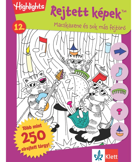 Rejtett képek 12.  Macskazene és sok más fejtörő