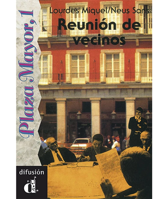 Reunión de vecinos. Serie Plaza Mayor 1