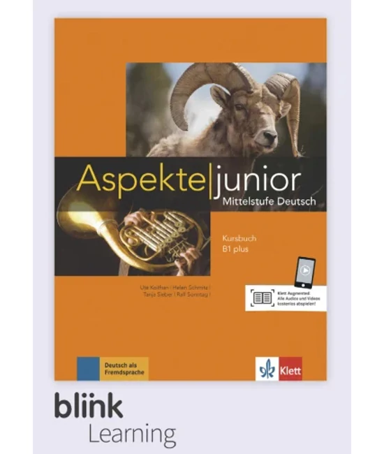 Aspekte junior B1 Plus Kursbuch - Digitale Ausgabe mit LMS - Tanulói verzió