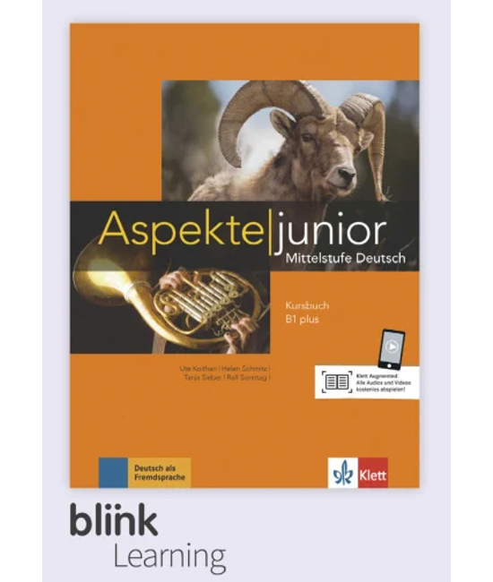Aspekte junior B1 Plus Kursbuch - Digitale Ausgabe mit LMS - Tanári verzió