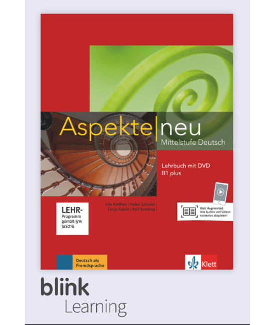 Aspekte neu B1 Plus Kursbuch Digitale Ausgabe mit LMS Tanulói verzió