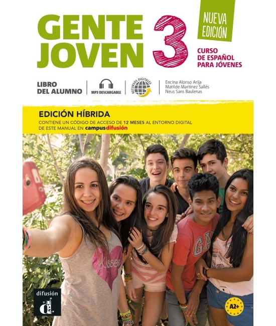 Gente joven 3 Nueva edición - Edición híbrida - Libro del alumno