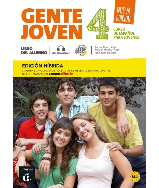 Gente joven 4 Nueva edición Libro del alumno híbrida