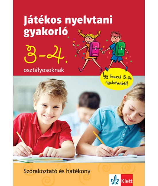 Játékos nyelvtani gyakorló 3. és 4. osztályosoknak