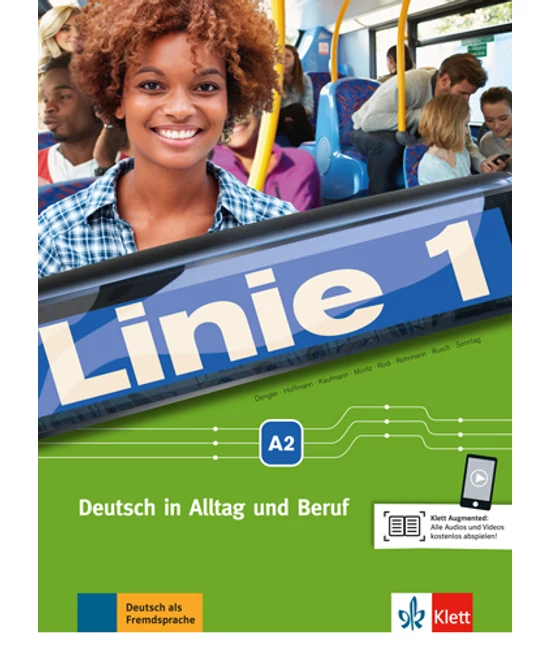 Linie 1. A2 Kurs- und Übungsbuch mit Audios und Videos
