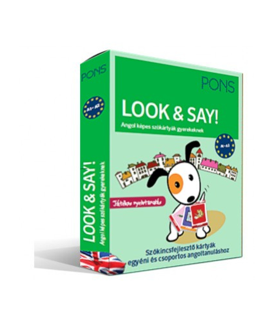 Look&amp;Say Angol képes szókártyák gyerekeknek