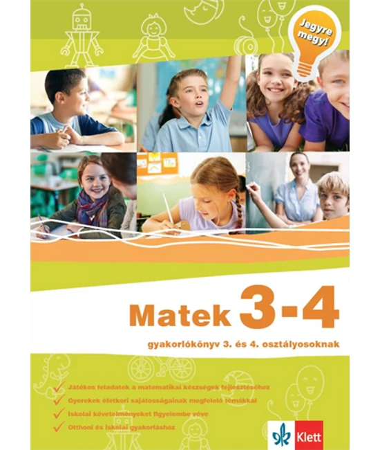 Matek 3-4 - Gyakorlókönyv 3. és 4. osztályosoknak - Jegyre megy!