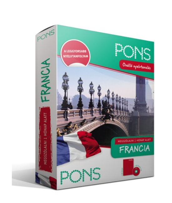 PONS Megszólalni 1 hónap alatt – Francia (könyv + CD)