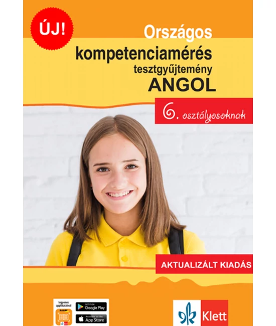 Országos kompetenciamérés tesztgy. ANGOL nyelv  6. oszt.  Aktualizált kiadás és  Ingyenes Applikáció