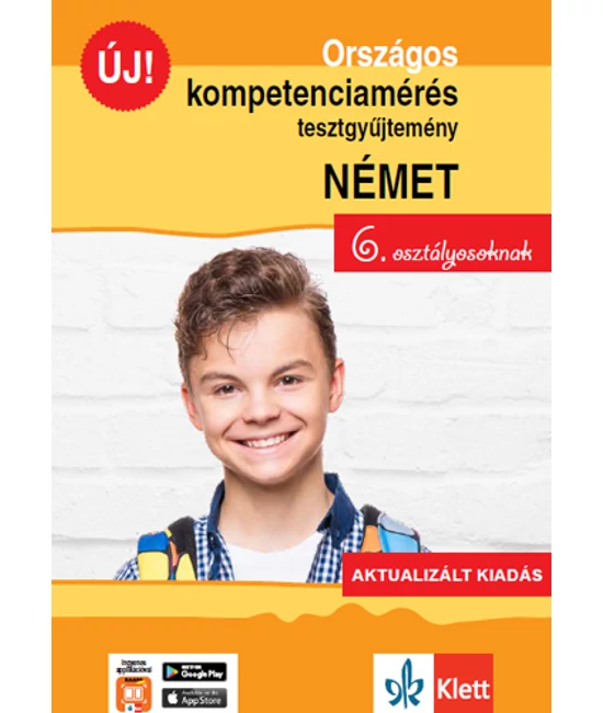 Országos kompetenciamérés tesztgy. NÉMET nyelv  6. oszt.  Aktualizált kiadás és Ingyenes Applikáció