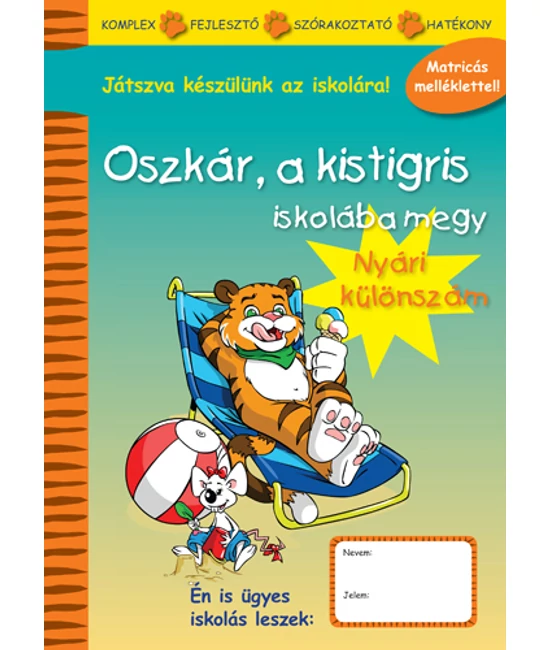 Oszkár a kistigris iskolába megy   Nyári különszám