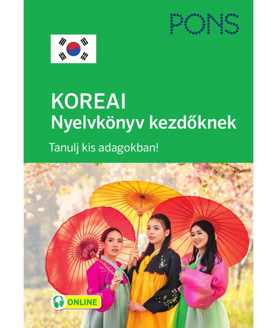 PONS KOREAI Nyelvkönyv kezdőknek plusz ONLINE letölthető hanganyag