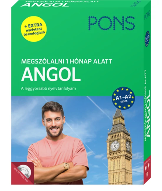 PONS Megszólalni 1 hónap alatt ANGOL Könyv és hanganyag