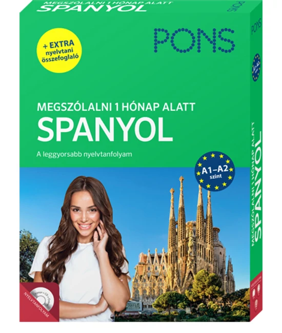 PONS Megszólalni 1 hónap alatt SPANYOL Könyv és hanganyag