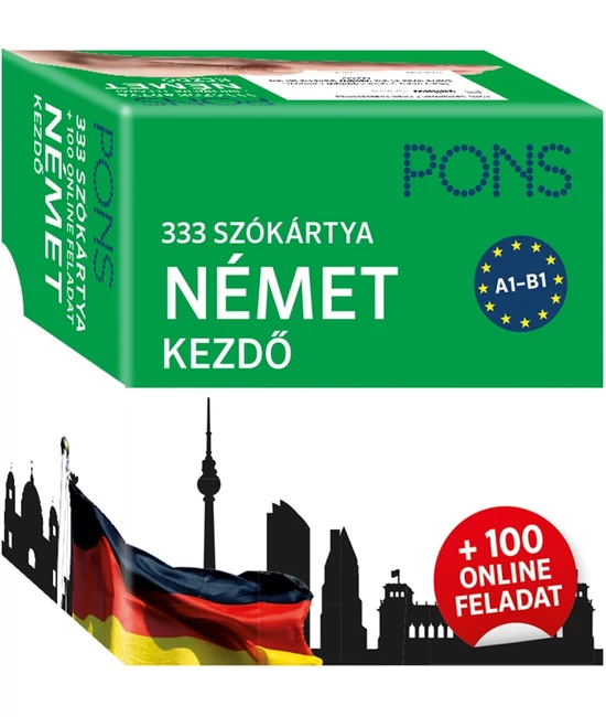 PONS 333 szókártya Német kezdő plusz 100 online feladat